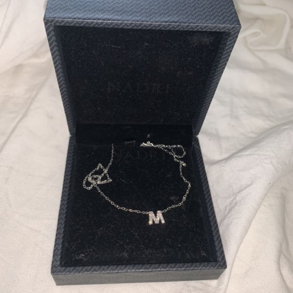 M necklace from Nordstrom